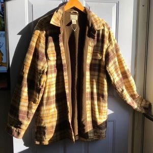 Ll bean fleece lined shirt - new